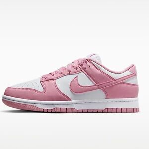 Nike Women's Low Dunk Next Nature Sneakers- Size 10.5. Like new. white and pink